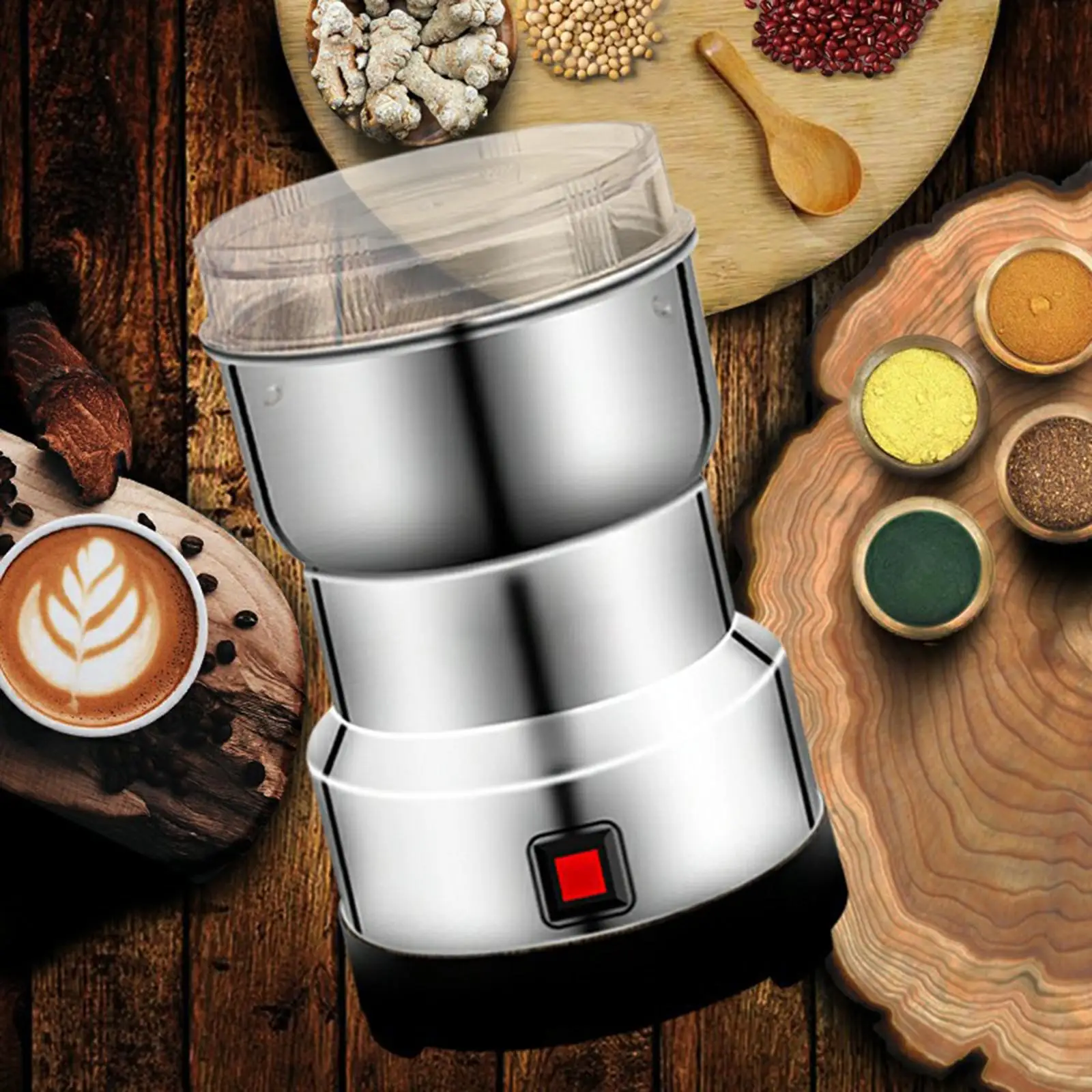 Stainless Steel Electric Coffee Grains Grinder for Herb Grinding Machine