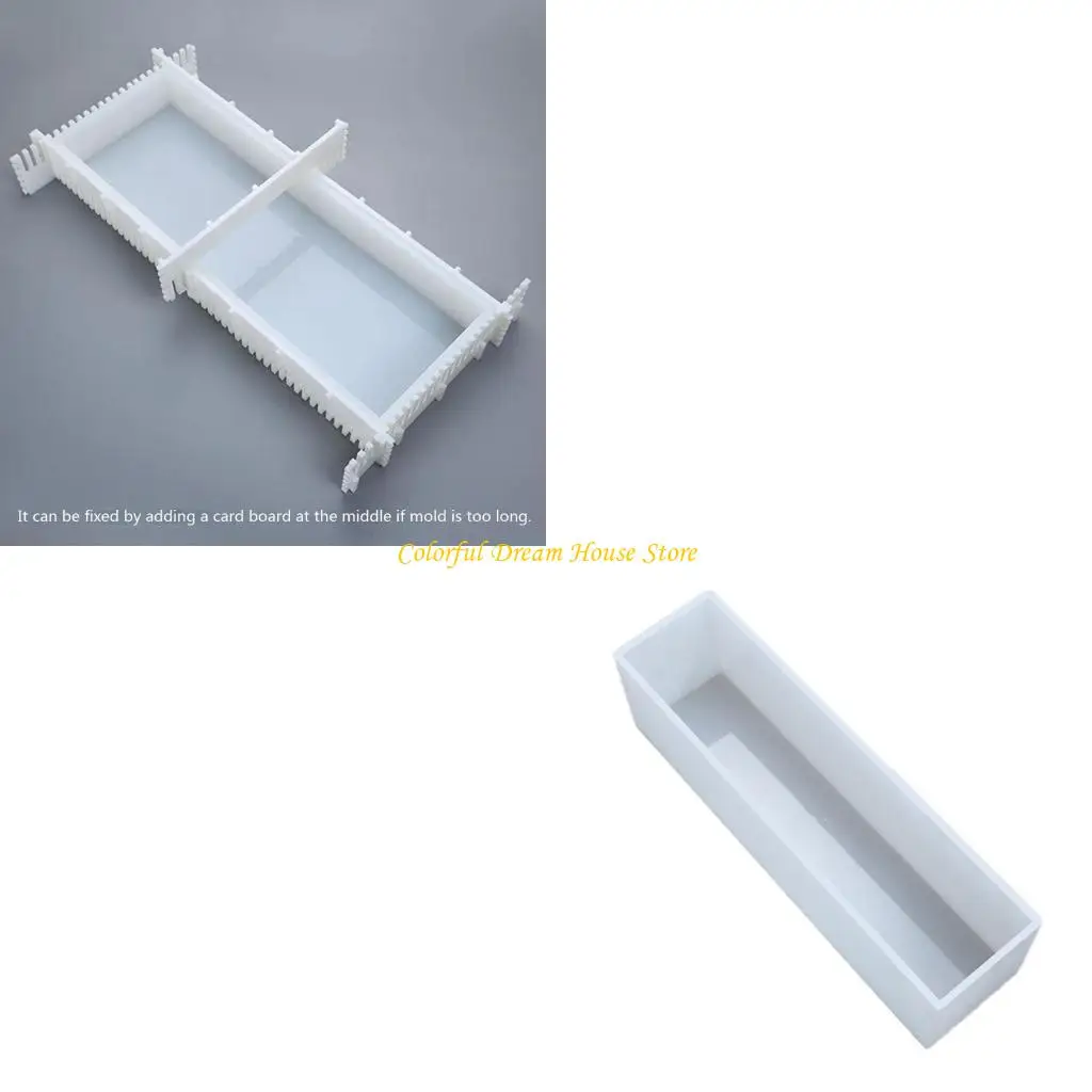 

Square Long Rectangle Molds for Making Handmade Chocolate Soap Candles DIY Mold