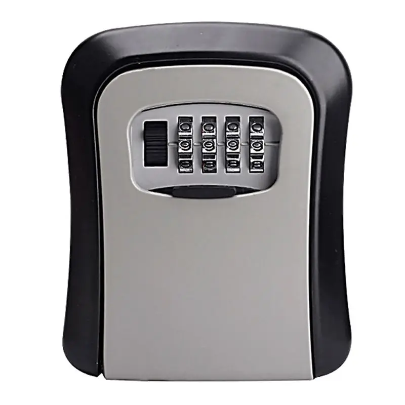 ABZZ-Wall Mounted Key Lock Box Digital Password Lock Office Key Safe Secret Storage Box