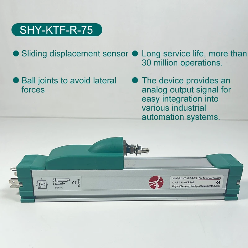 مستشعر التشفير الخطي IP65 50-1250 مللي متر المدى ± 0.05% الخطي 12-24 فولت تيار مستمر 4-الماسية موصل الخطي زاوية النزوح مستشعر موضع #3