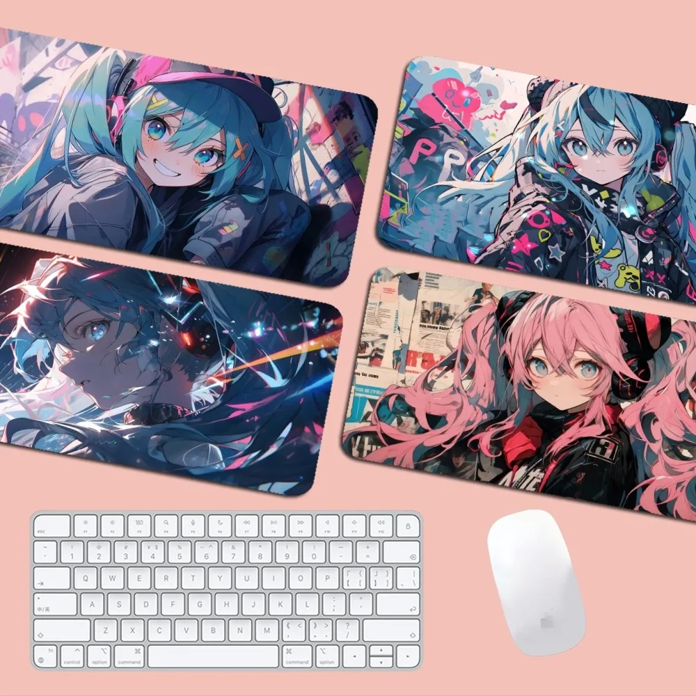 

Anime Girls Mousepad Boy Pad Natural Rubber Gaming Mousepad Desk Mat Size For Gameing World Of Tanks CS GO Zelda