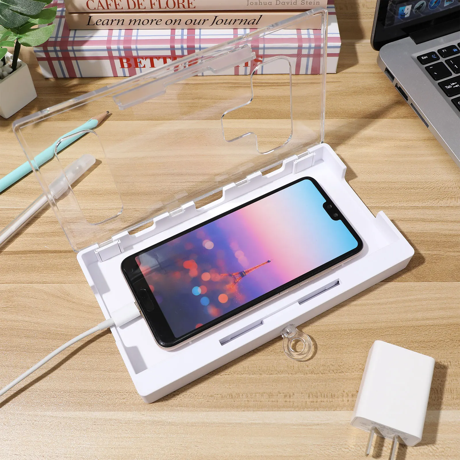 Cassetta di sicurezza per telefono Custodia trasparente per prigione per telefono cellulare per adulti Scatola di blocco del tempo Booster di messa a fuoco Materiale per PC ABS Archiviazione portatile