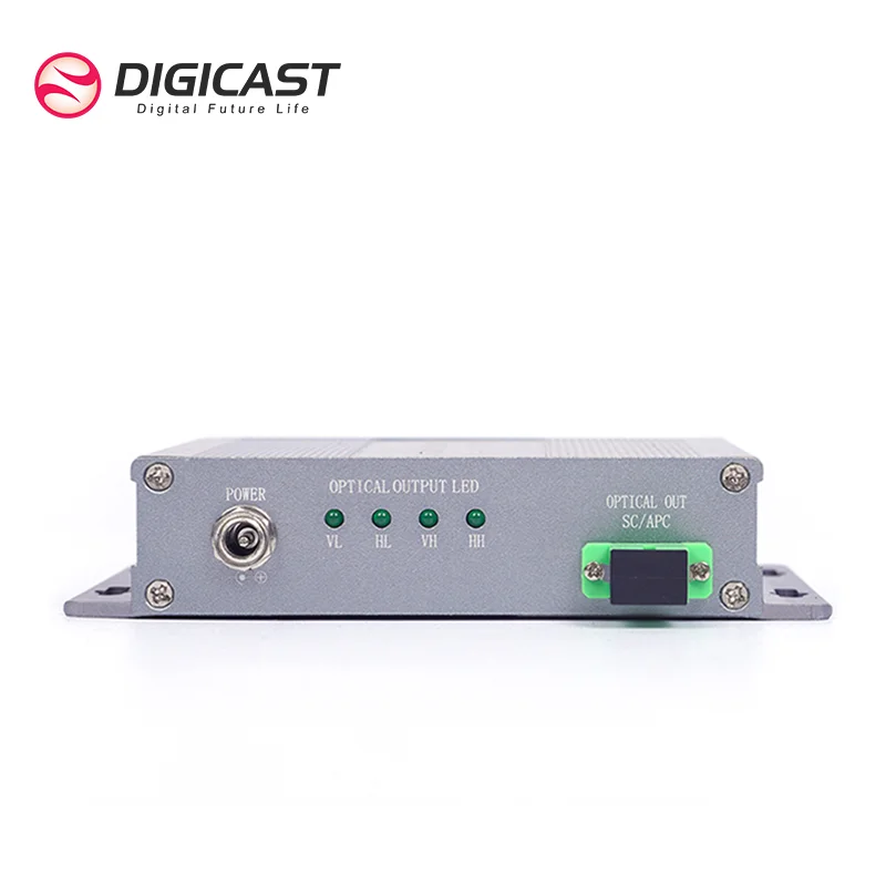 SATV CATV Satellite Optical Transmitter 1550 Optical Transmitter 4 Tuner DVB S DVB T Transmitter