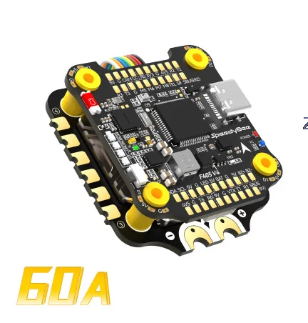 

For SpeedyBee F405 V4 BLS 60A 30x30 FC&ESC Stack Flight Controller BLHELIS 60A 4in1 ESC FPV Freestyle Drones DIY Parts