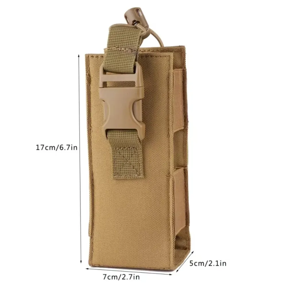 Tactical Outdoor Sports Water Bottle Holster Pouch Waist Bag EDC Canteen Kettle Holders for Camping Hiking Riding Hunting Travel