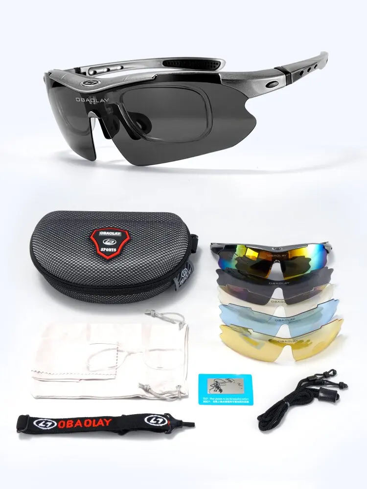 Customized Prescription Cycling Sports Goggles Myopia Goggles hyperopia Glasses Running Polarized Fishing Tennis Sports Glasses