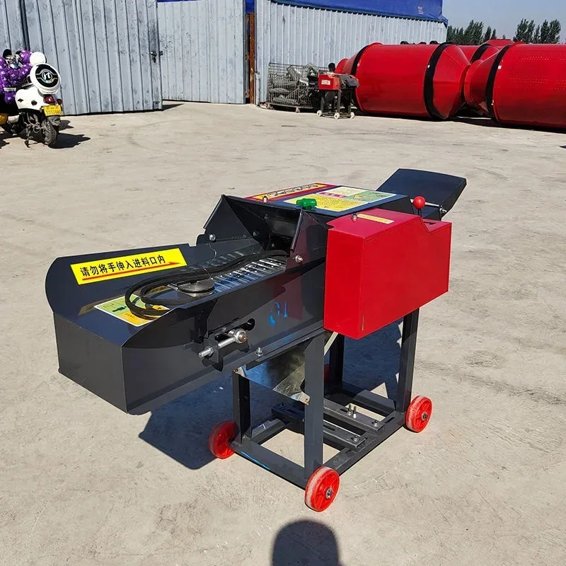 المصنع مباشرة توريد سيلاج العشب آلة قطع القشر 220 فولت الدواجن الماشية والخيول معالج تغذية الحيوانات جزازة قش الذرة