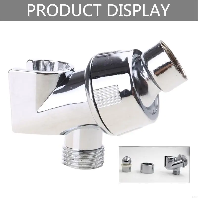 E7CD Easy to Use Shower Head Mount Bathroom Shower Head Mounting Base ABS Support