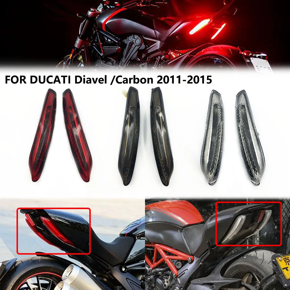 LED Taillight For DUCATI Diavel /Carbon 2011-2015 12 13 14 Motorcycle Integrated Tail Brake Light Turn Signal Left Right