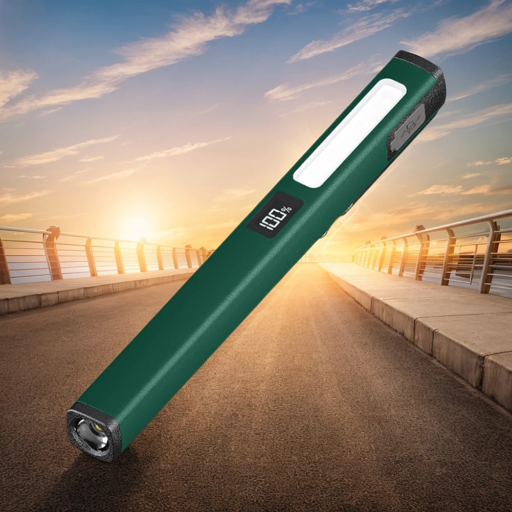 LED+SMD Medical Handy Pen Light USB Charging Mini Nursing Flashlight Waterproof Medical Pen Pupil Lamp 150LM for Nursing