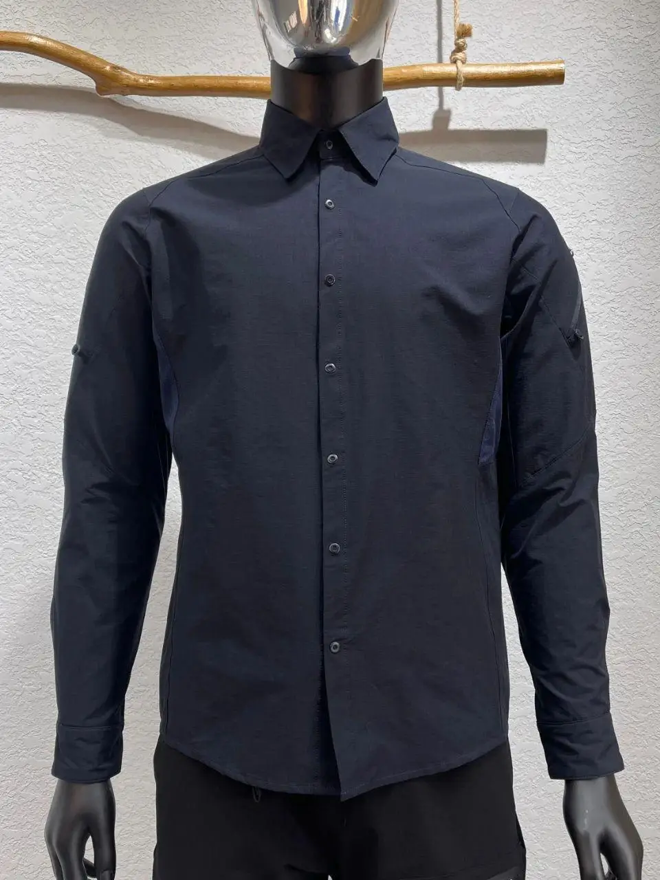 

Легкая дышащая ткань, длинный рукав, мужская повседневная футболка, весна-лето, новая серия Sle ELSD, приталенный крой, городской стиль...