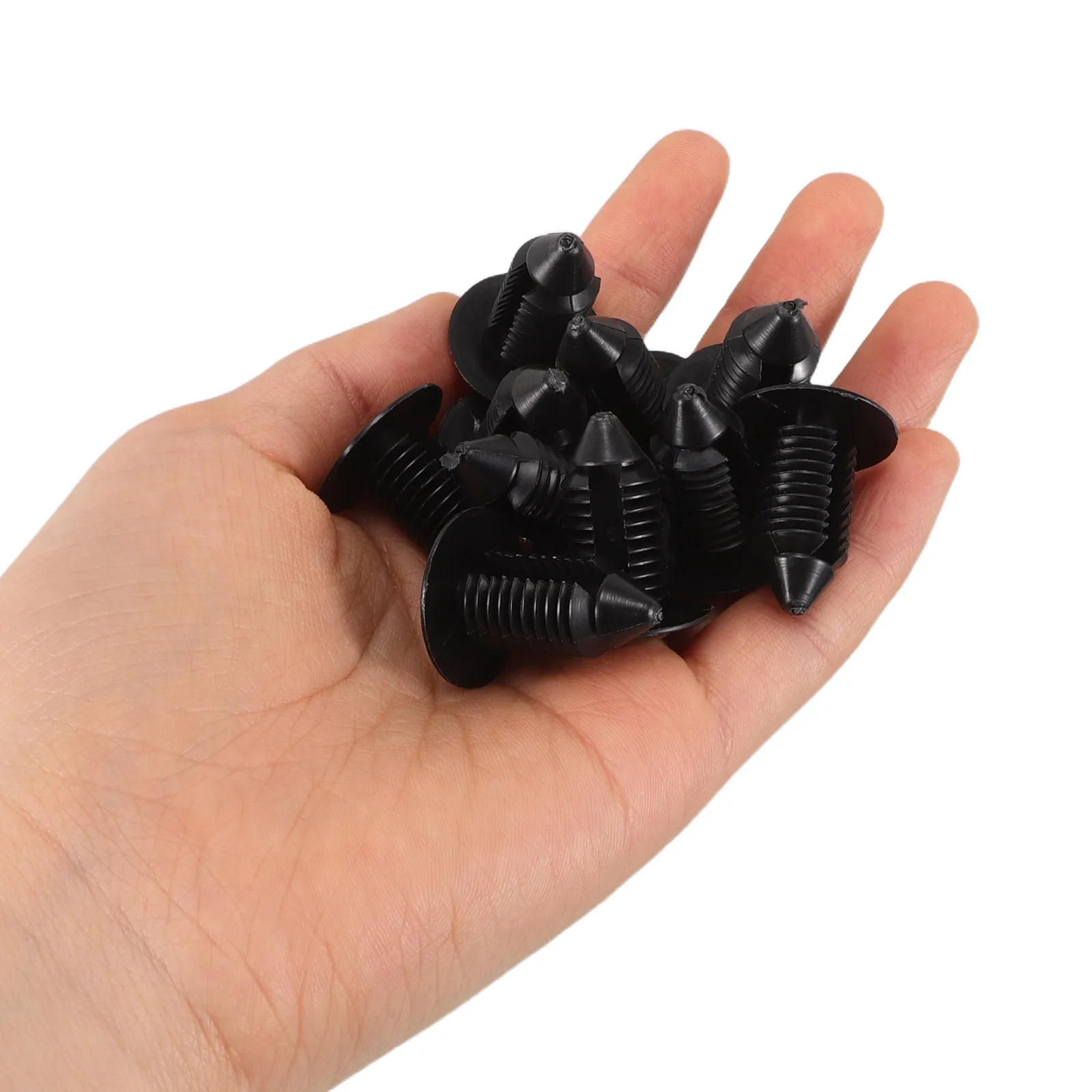 

20Pcs Black Plastic Fasteners Trunk Lining Easy Install Vehicle Trim Retainer Universal Auto Door Panel