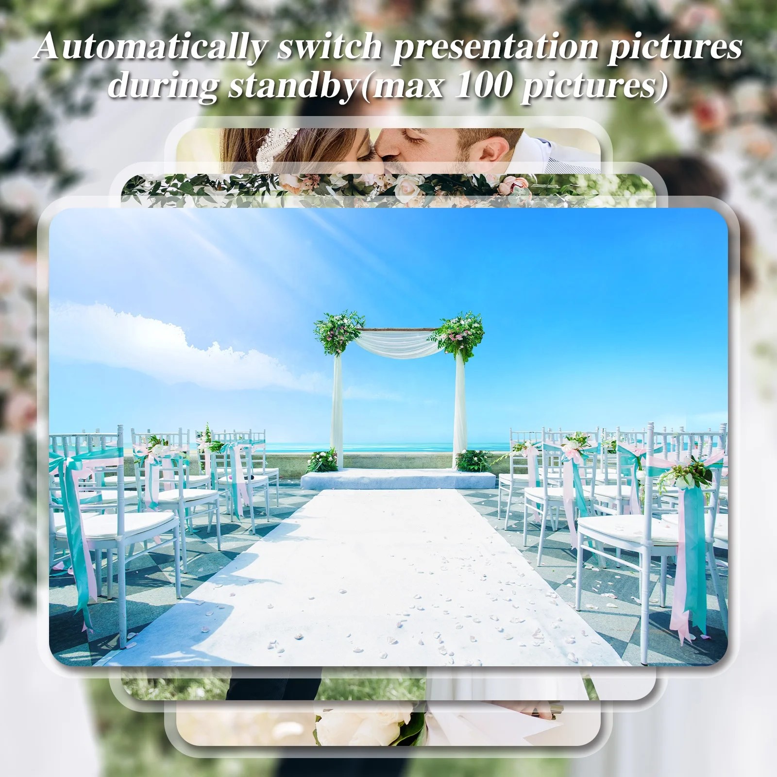1080P Video & Audio Wedding Guest Book Phone Ceremony Party Reception Welcome Phone Message Audio Video Guestbook Wedding Phone