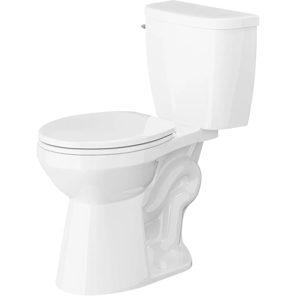 

17" Tall Toilets Elongated High Toilet for Seniors & Disabled, Rough in 12" Toilets for Bathrooms with Comfort Chair Seat & 1.28