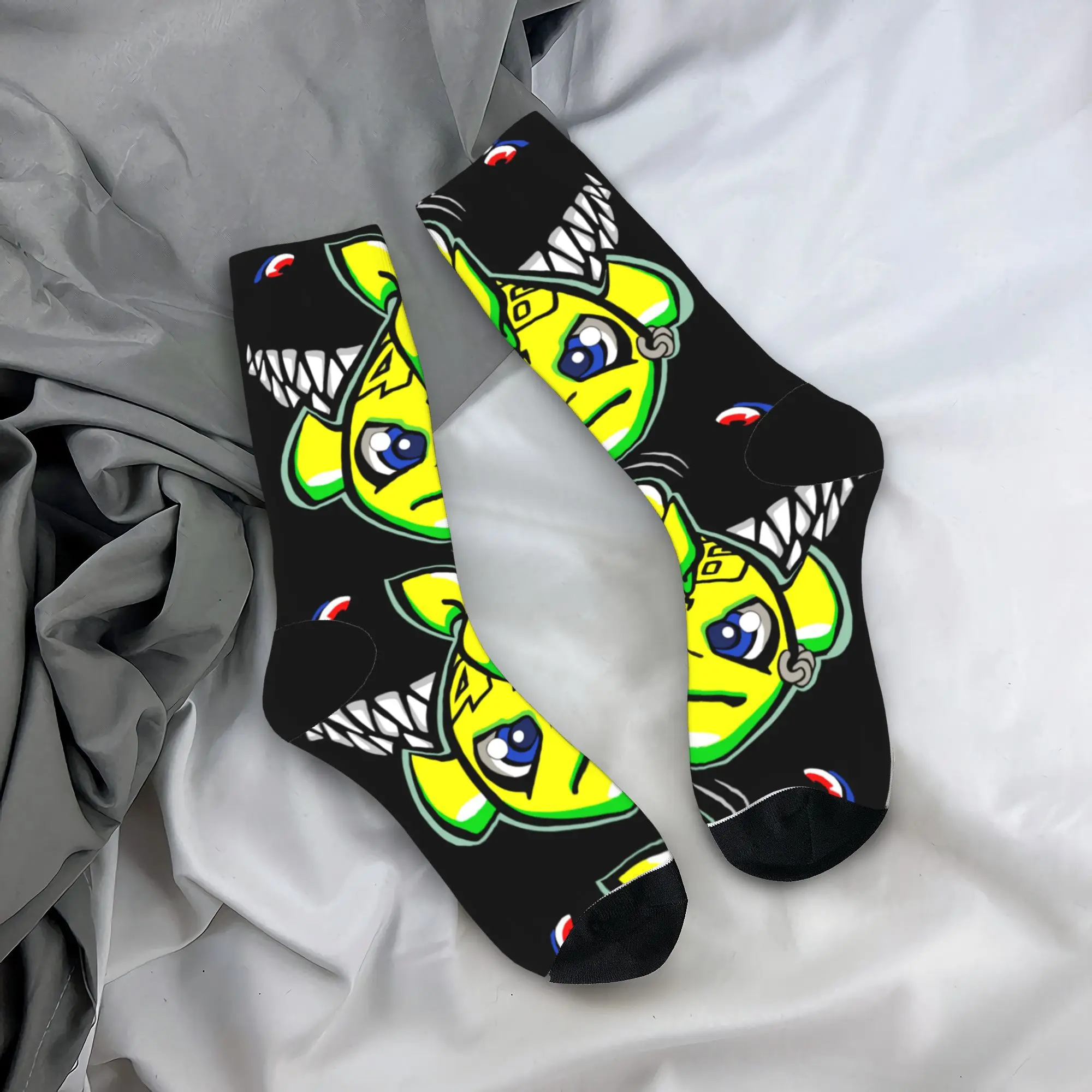 Unisex Racing Speed Breathable Sports Socks, Unisex Motocross Socks, Outono, Inverno