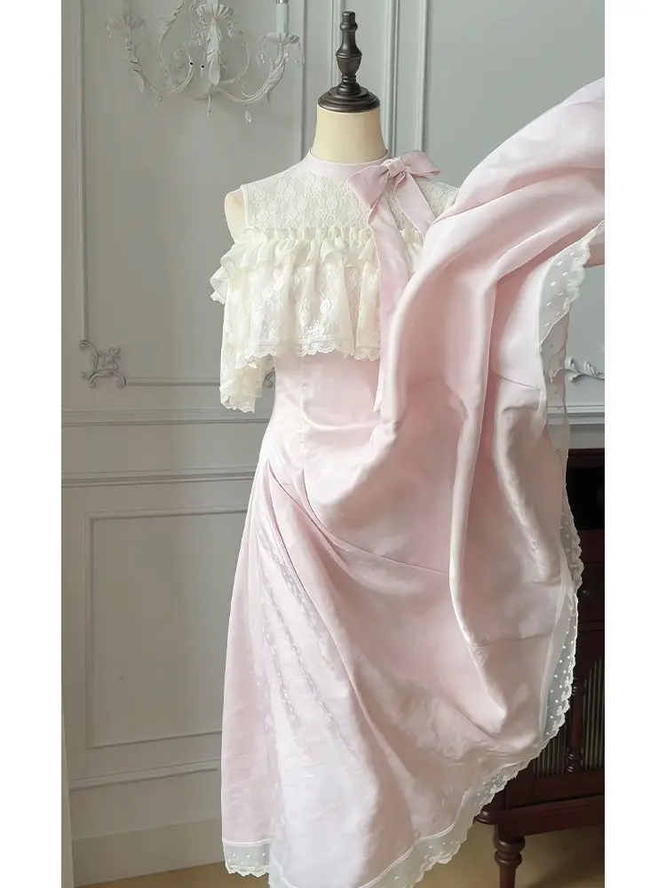 فستان أنيق حلو للنساء عتيق غير رسمي Y2k برقبة على شكل حرف v فساتين حفلات مسائية صيفية ضيقة ملابس ضيقة أنيقة للشارع