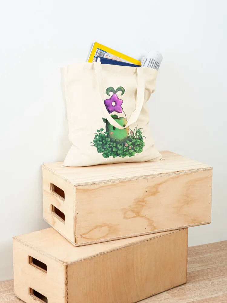 Stardew Valley Junimo Illustration Tote Bag eco bag folding university shopper bag Women's beach bags hand