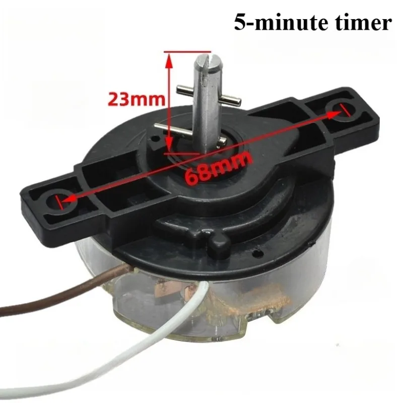

2 шт. Таймер сушки для полуавтоматической стиральной машины, 2-проводной таймер отжима на 5 минут, таймер-выключатель, универсальный.