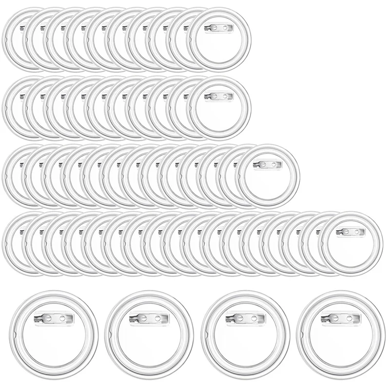

ABKP-50 шт. прозрачные булавки, значки на пуговицах для поделок, булавки на заказ, пустые булавки для поделок своими руками