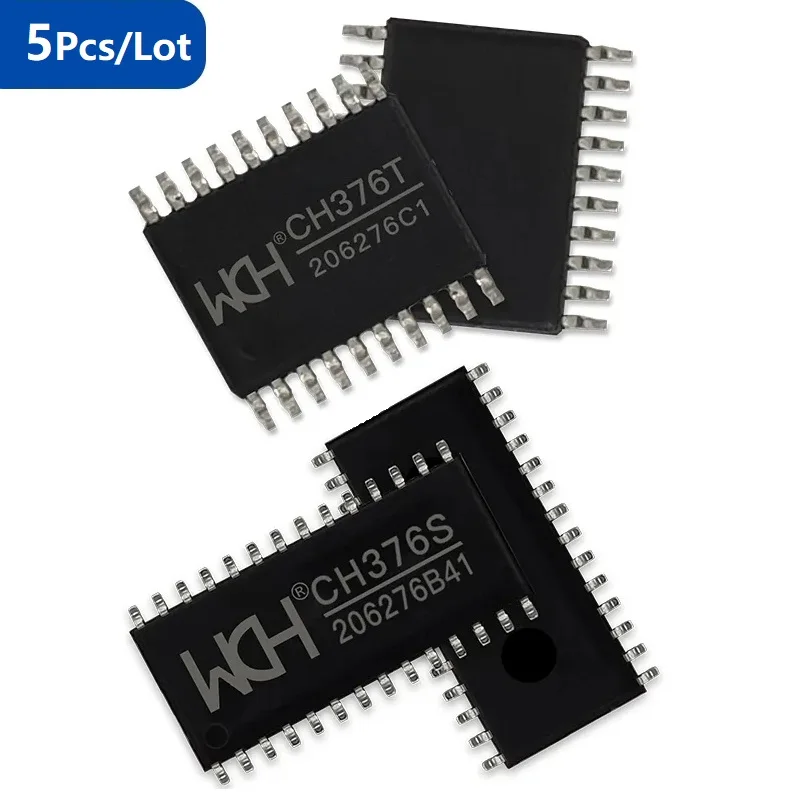 

CH376 File Management Control Chip USB Device，Host Mode SD Card UART，SPI 8-bit Parallel Port，CH376T/CH376S 5Pcs/lot