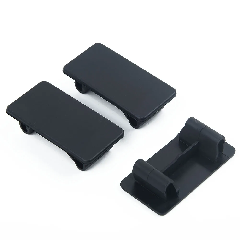 Useful New Practical Rocker Switch Holder Decal Panel Plate Standard 3pcs Accessories Auto Black Blanking Car Decoration