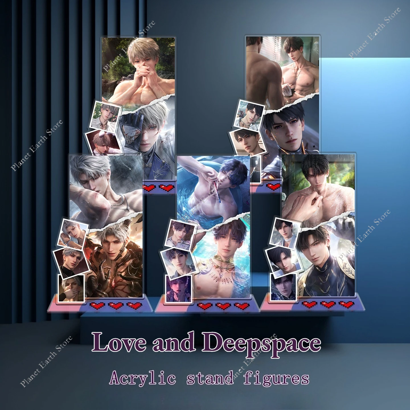 

2025 Game Love and Deepspace Sylus Rafayel Zayne Xavier Caleb Anime Acrylic Stand Game Peripherals Cosplay Cartoon Gifts New