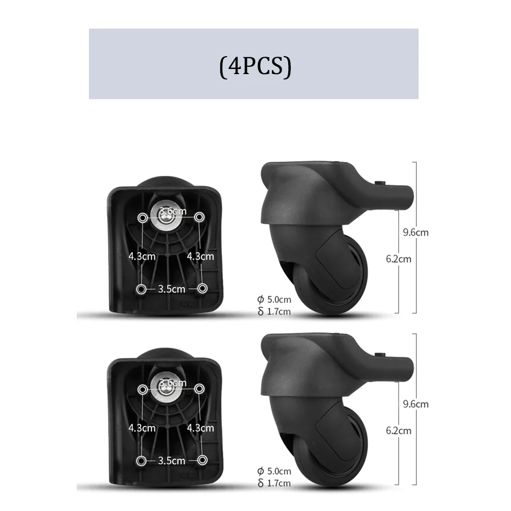 Suitable For Samsonite V97 Suitcase Universal Wheel Suitcase Silent Wheel Wear-Resistant Wheel Hub Trolley Box Rolling Pulley