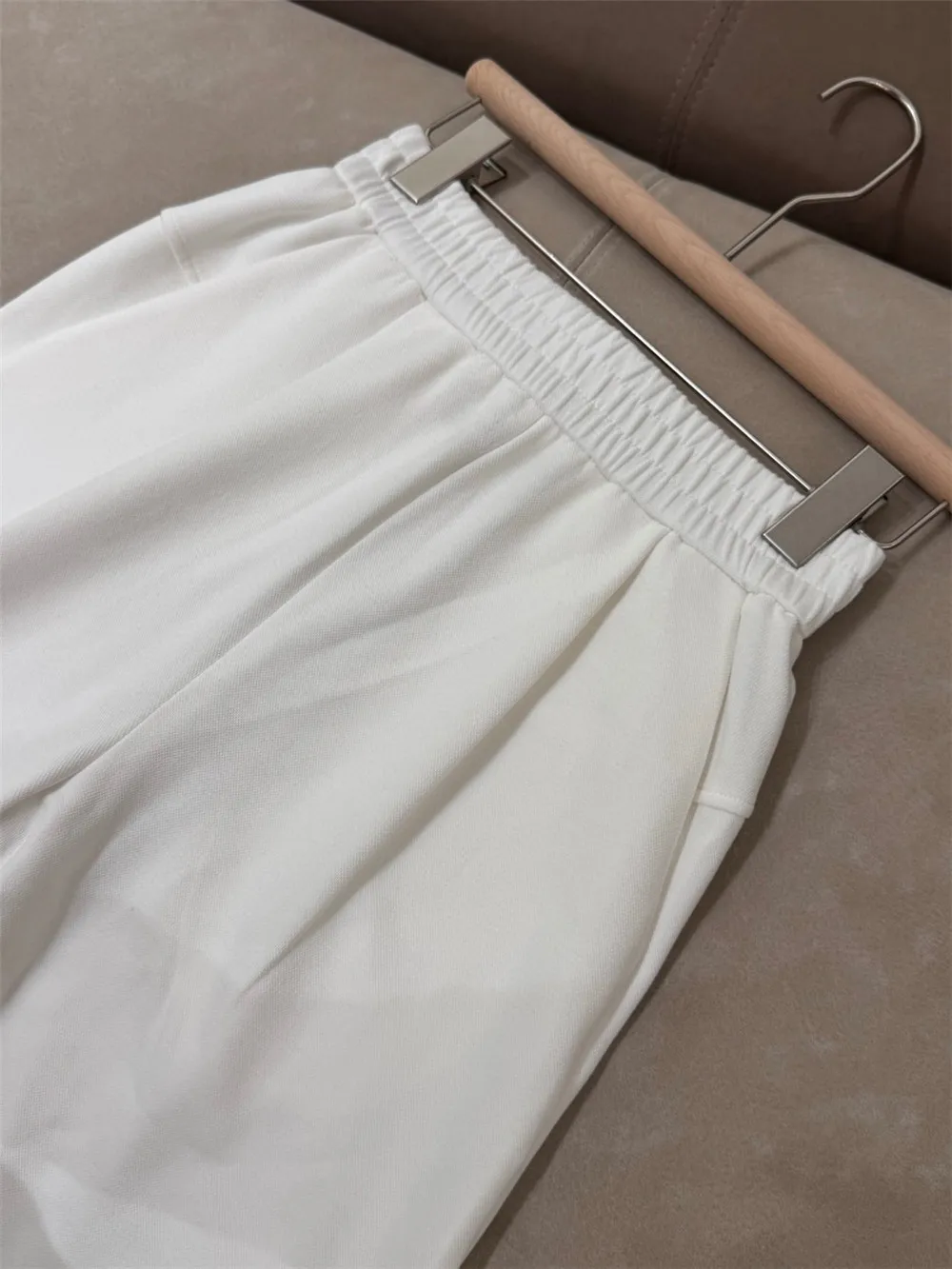 25 新しい女性の高品質ネイルビーズコットンカジュアルでファッショナブルな多用途ハイウエスト弾性ショーツ