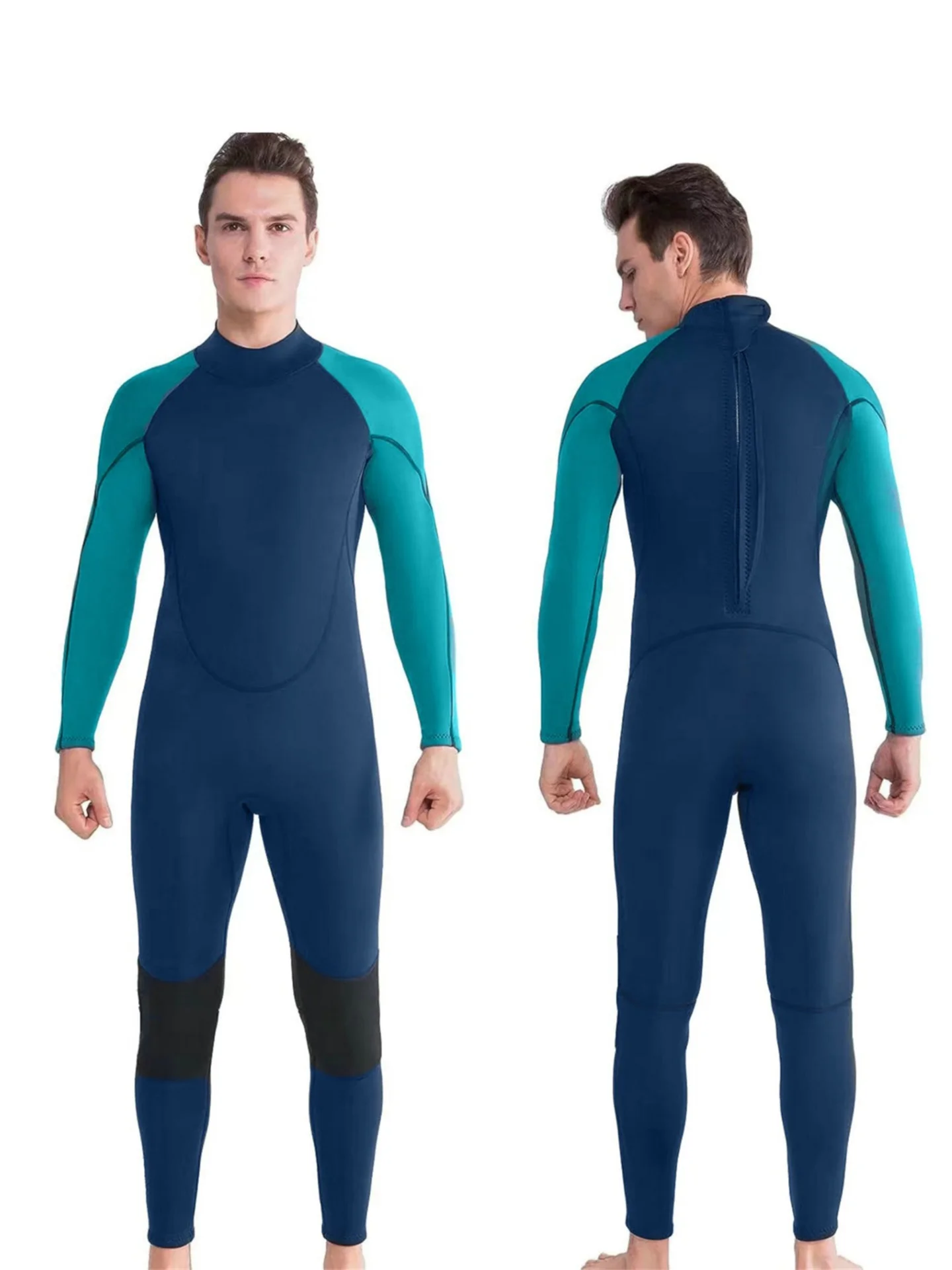 3mm Neoprene Wetsuit Men And Women Scuba Diving Suit Surfing Snorkeling Spearfishing One Piece Suit Winter Thermal Swimsuit