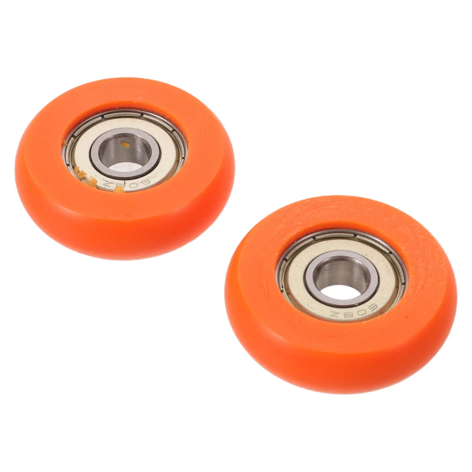 2Pcs Rowing Machine Seat Roller Replacement Bearing Wheels Rowing Machine Track Rollers Noise Reduction Smooth Glide Rower Spare