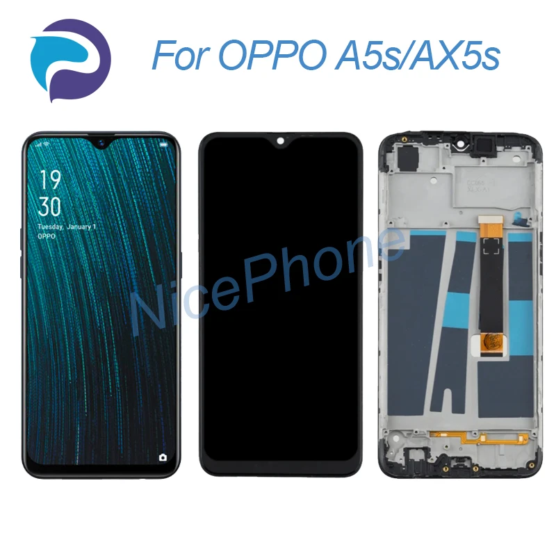 

for OPPO A5s/AX5s LCD Screen + Touch Digitizer Display 1520*720 CPH1909, CPH1920, CPH1912 A5s/AX5s LCD Screen display