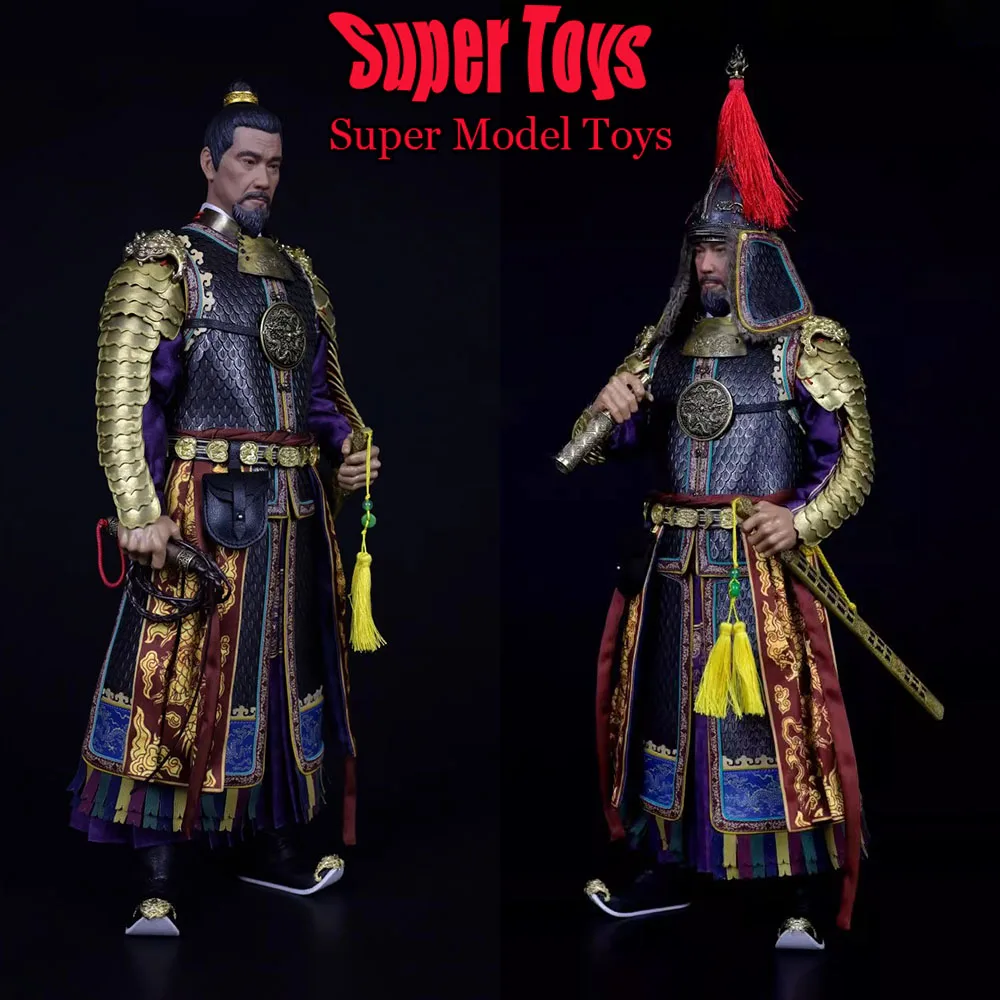 

In Stock 1/6 Scale Male Soldier Ming Dynasty Ming Chengzu Yongle Emperor Zhu Di Full Set 12-inch Action Figure Model Collection