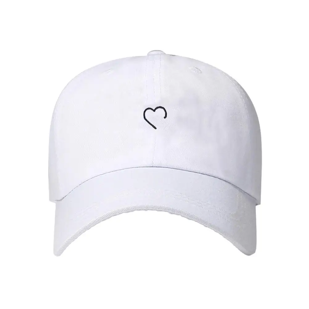 Heart Love Baseball Cap For Men Women Casual Solid Color Duck Tongue Hat Fashion Outdoor Sunshade Visors I6d6