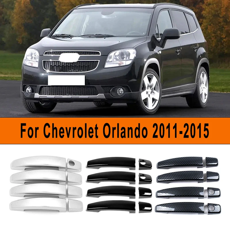 

Car Door Handle Cover Trim Sticker Styling Scratch Resistant Auto Accessories For Chevrolet Orlando 2011-2015 2014 2013 2012