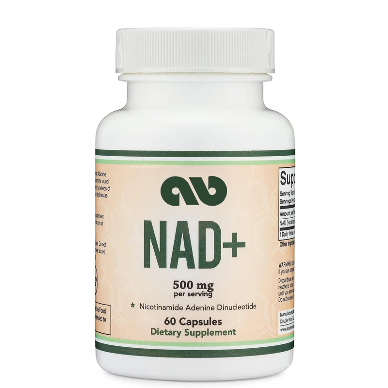 NAD supplement (500mg per serving, 95% pure NAD+) NAD booster similar to nicotinamide nucleoside (vegetarian, non GMO)