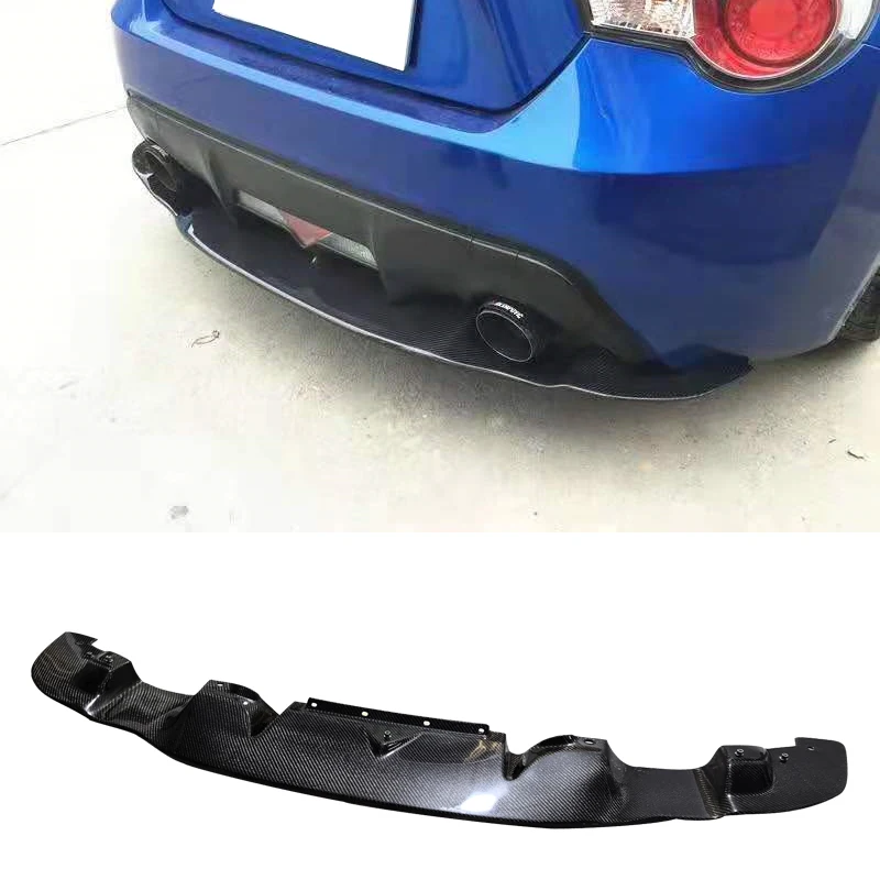 Carbon fiber FRP Rear Bumper Diffuser Lip Spoiler For Toyota GT86 For Subaru BRZ JDM Style 2012-2015 Auto Car Decoration