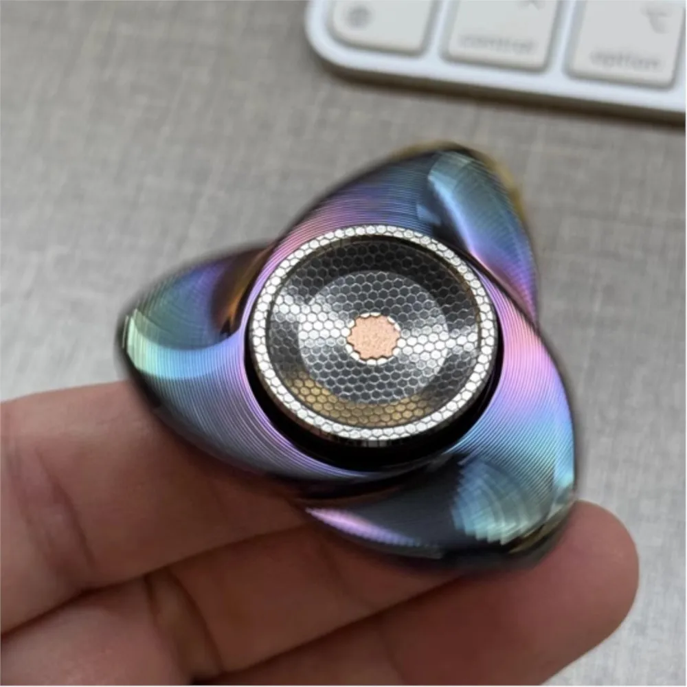 Kinetiek Azië Pacifi EDC M Rose Fidget Spinner Stress Relief Speelgoed Zirkonium Fidget Speelgoed Voor Volwassenen Angst Relief Gadgets