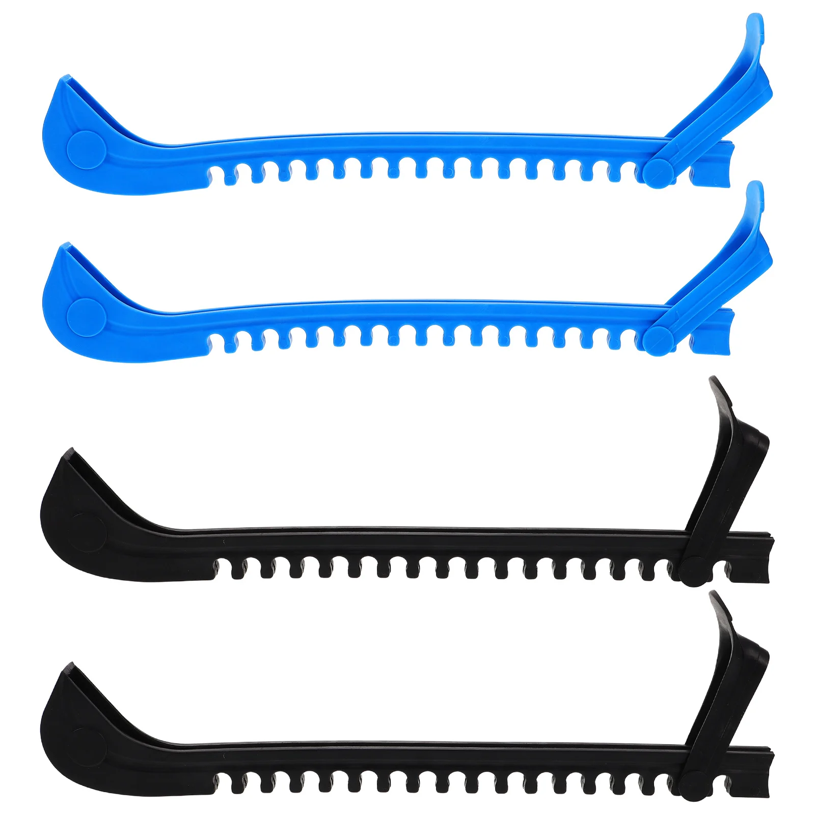 4 قطعة شفرة تزلج على الجليد قابلة للتعديل يغطي الحرس الواقي زلاجات الهوكي التزلج على الجليد اكسسوارات الشباب سكيت الحرس #6