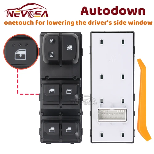 Imagen 2 del producto Auto para Kia Rio 2018 2019 2020 2021 2022 interruptor de Control de ventana eléctrica botón conductor delantero izquierdo 93570-H9150 93570H9110