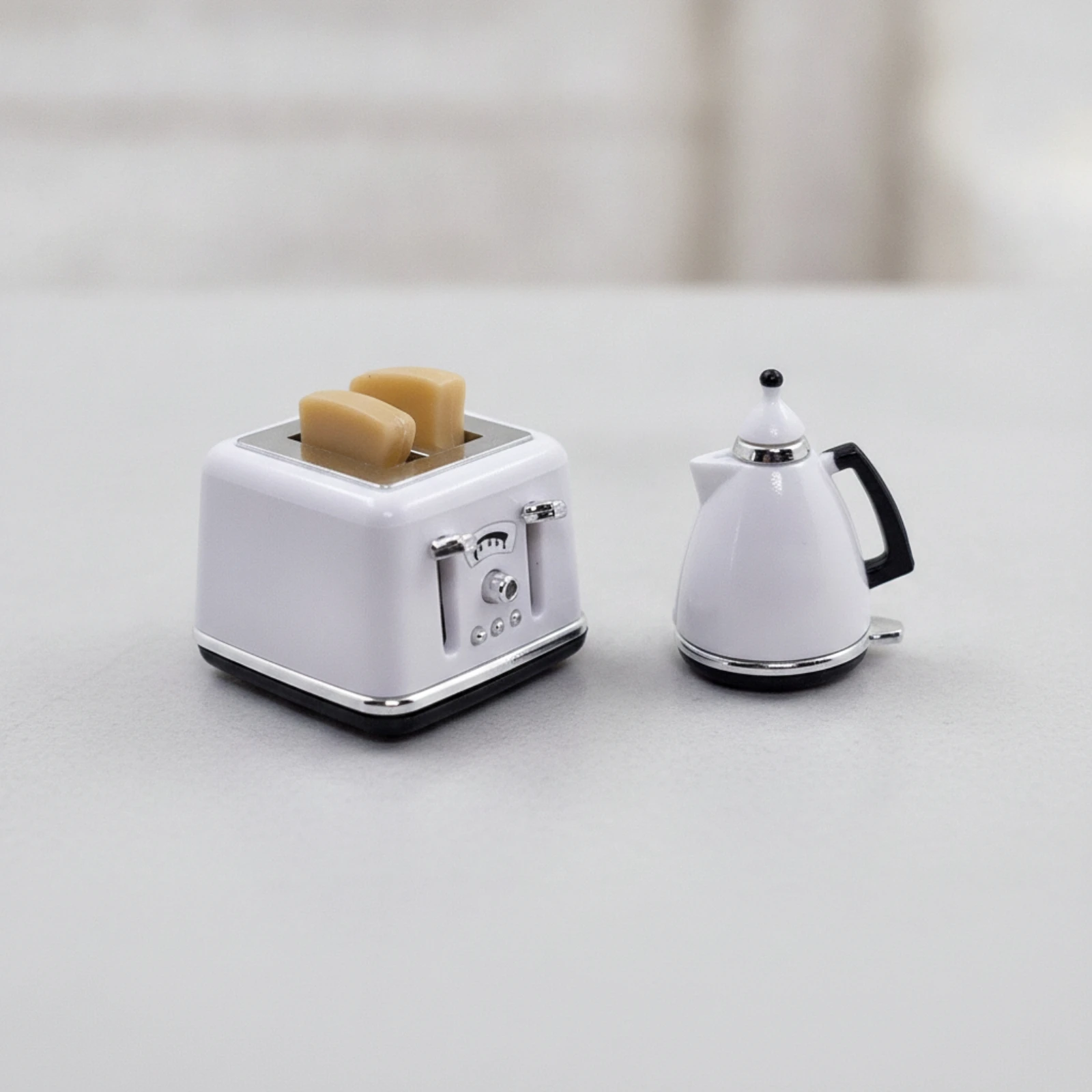 Plastic Dollhouse Kitchen Appliance Model Decorative Miniature Scene Decoration Prop Dollhouse Furniture Accessory Compact