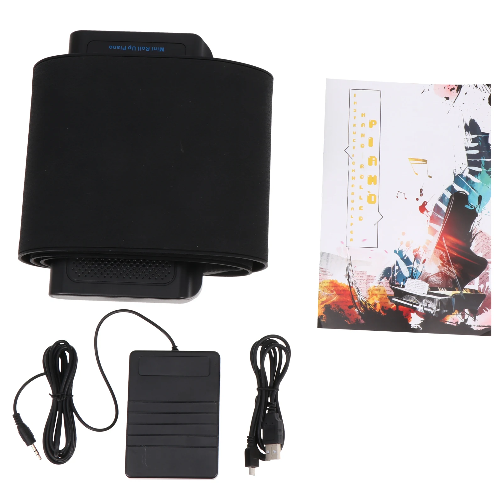 

88 Keys Hand Rolled Piano Silicone Keyboard Instrument Electronic Wireless Connection Silica Gel Portable for Beginner