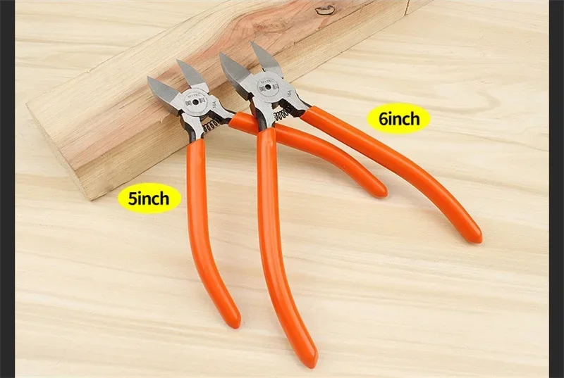 5/6 zoll Diagonal Zangen Multifunktionale Elektrische Draht Kabel Schneider Schneiden Side Snips Flush Nipper Hand Werkzeuge – Detail 8