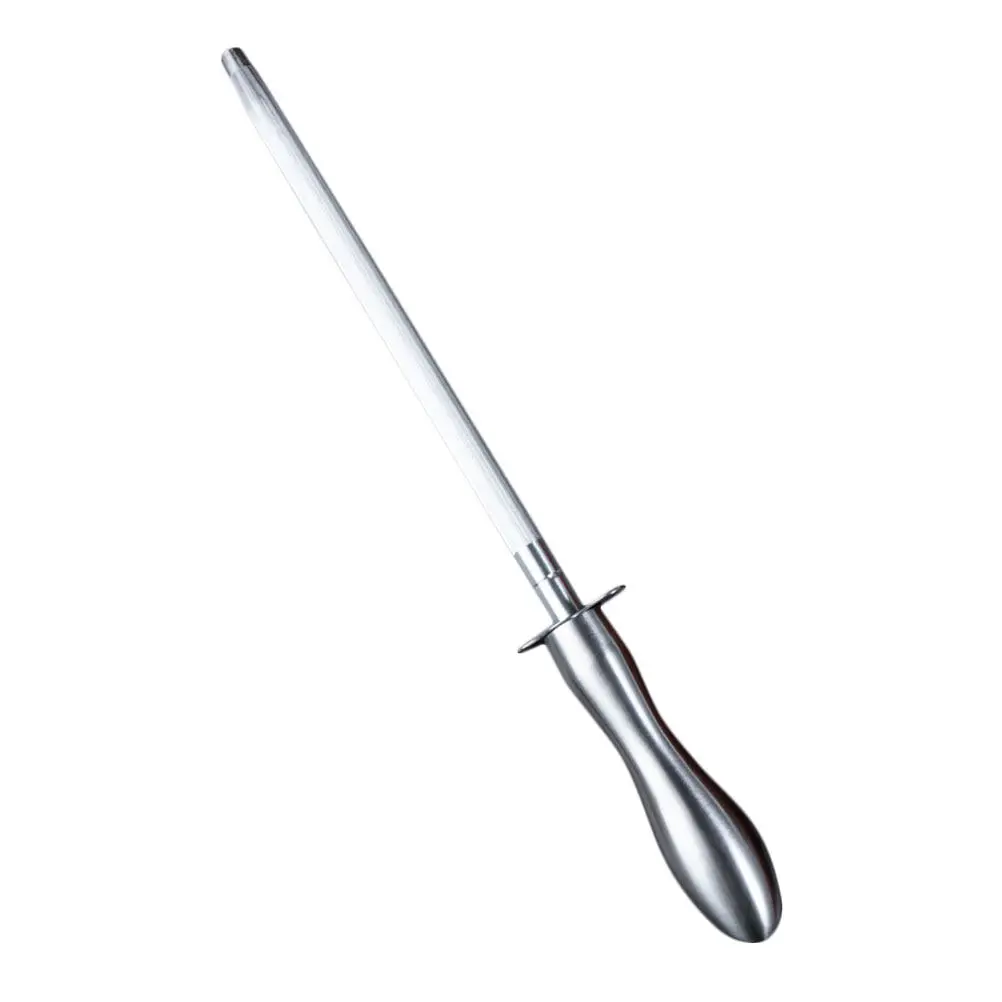 Professional Steel Cutter Sharpening Rod Ergonomic Handle for Kitchen Knives Chef Honing Stick Multi-Purpose Cutting Tool