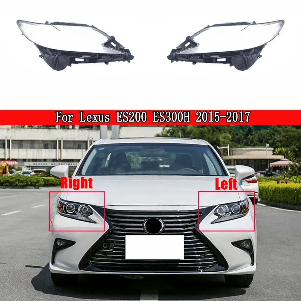 

Линза автомобильной фары для Lexus ES200 ES300H 2015 2016 2017, крышка фары, стеклянный корпус, крышка лампы, абажур, яркий продукт