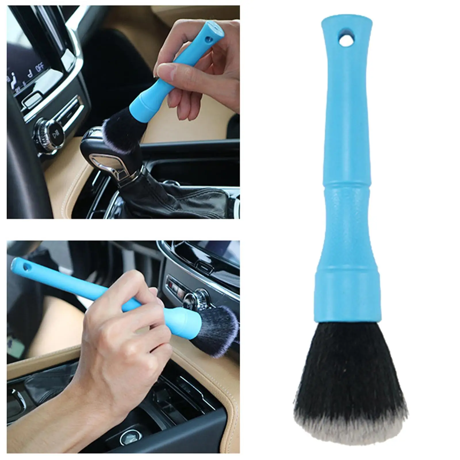 2-4pk Compt Car Detailing Brush Comfortable Handle for Emblems