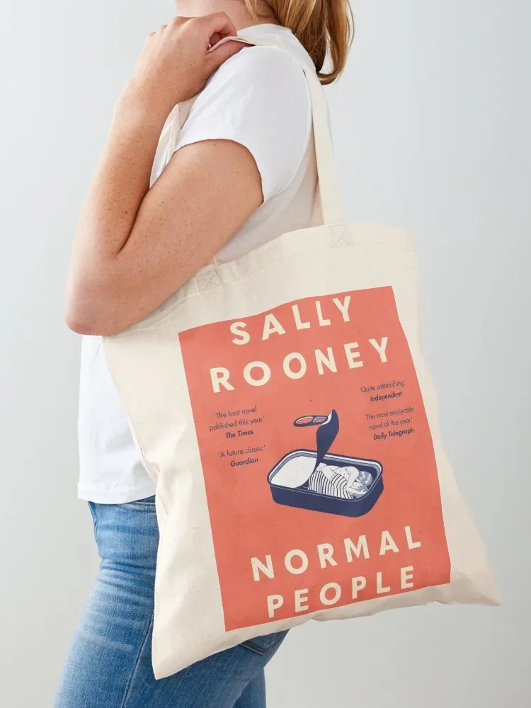 Normal People Novel - Connell and Marianne Tote Bag tote bag canvas Beach bag