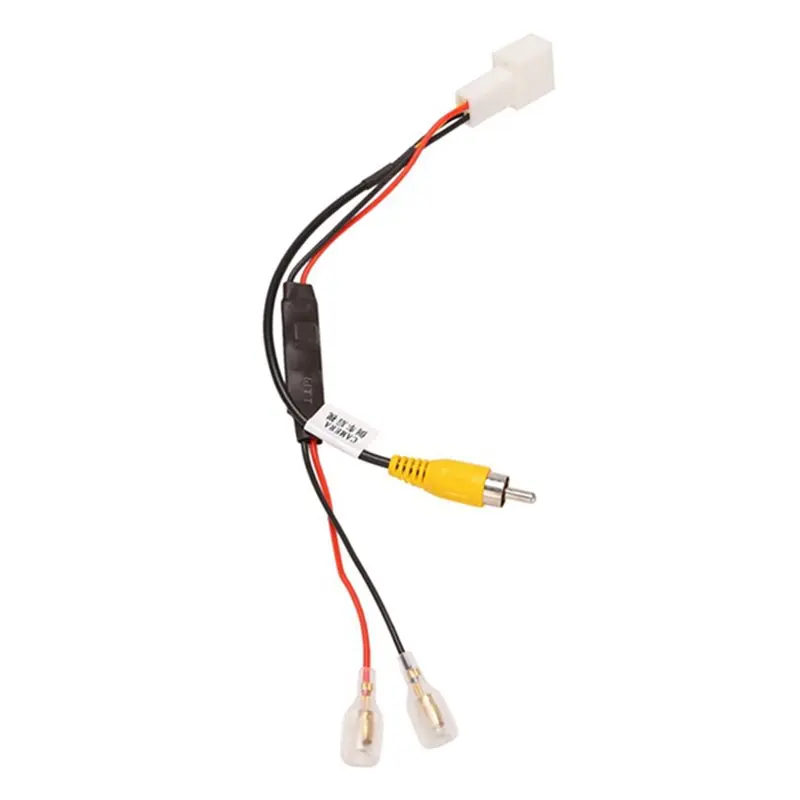 AB56-8Pcs 4 Pin Car Reverse Camera Retention Wiring Harness Cable Plug Adapter Connector Fit For Toyota