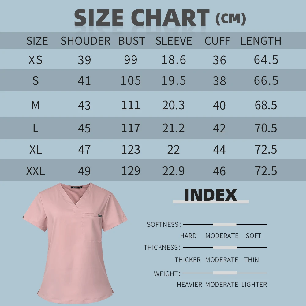 Unisex Scrubs Tops Medical Nurse Uniform Short Sleeve High Quality Mens Shirts Solid Color Jogger Blouse Doctor Workwear