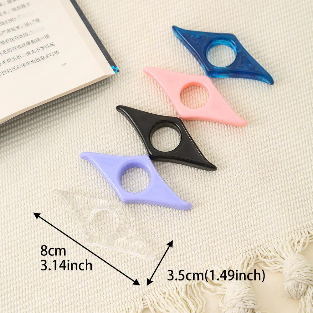 Thumb book support plastic press bookmark press reading aid