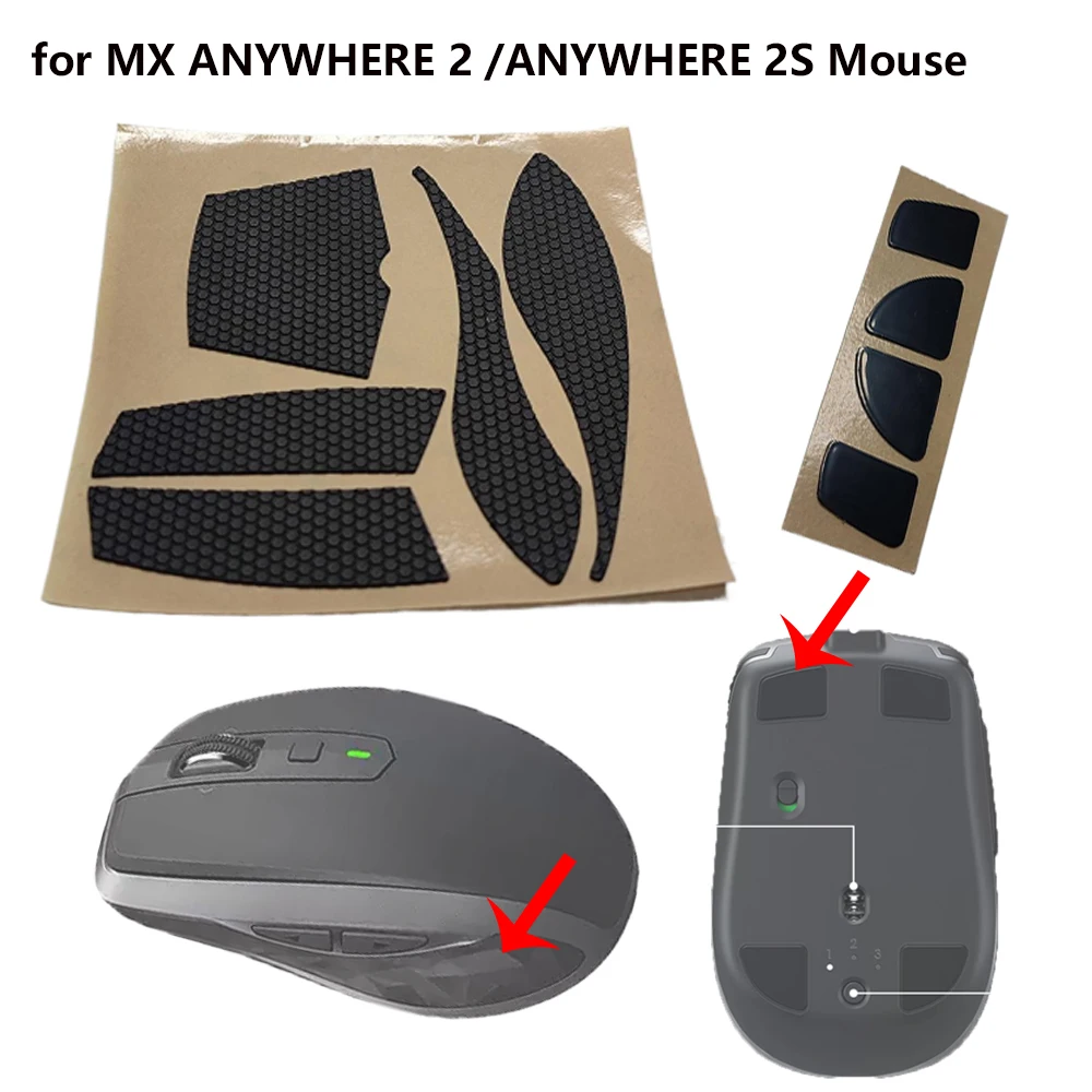 1 Set Mouse Feet Pad Stickers For MX Anywhere2S /MX Anywhere2 Mouse Skates Foot Pads ﻿Replacement Anti-Slip Mat Accessories